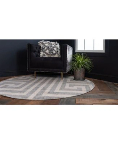 Bayshore Home Anzu Anz1 Area Rug Collection In Navy Blue