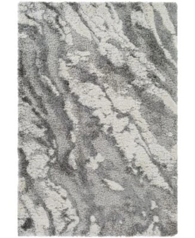 Surya Alta Shag Asg2301 Area Rug In Silver