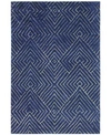 Bb Rugs Nico Nic 137 Navy Area Rug In Navy