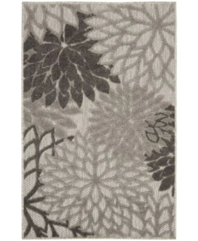 Nourison Aloha Alh05 Silver Rug