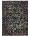 Jhb Design Andorra Pena Blue Area Rugs In Blue