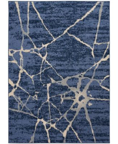 Calvin Klein Ck001 River Flow Rfv05 Area Rug In Blue