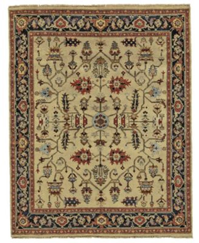 Simply Woven Laura R6109 Camel Area Rug