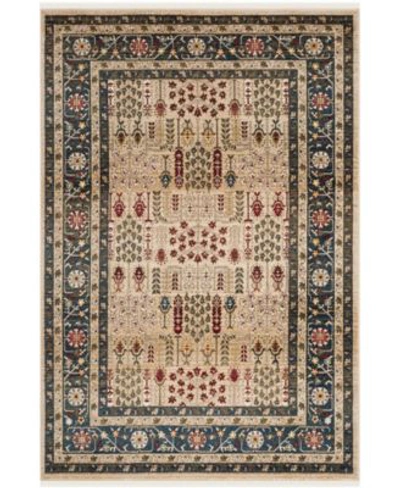 Ralph Lauren Margaux Lrl1297d Beige Navy Area Rug Collection