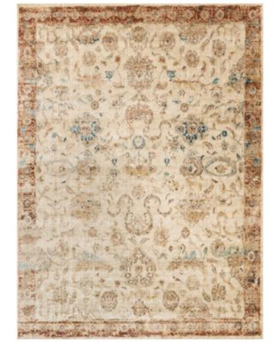 Spring Valley Home Tatiana Tat 04 Antique Ivory Rust Area Rugs