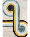 NOVOGRATZ COLLECTION NOVOGRATZ RETRO RET 3 BLUE AREA RUG COLLECTION