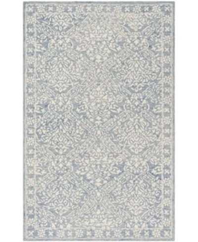 Ralph Lauren Olivier Lrl6935m Blue Ivory Area Rug Collection
