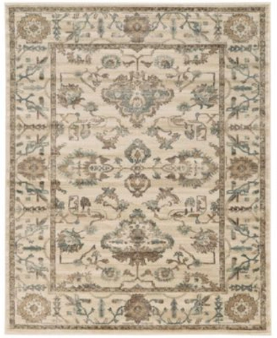 Km Home Closeout  Cantu Ivory Cream Area Rug Collection