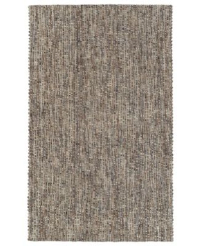 D Style Bondi Bd1 Area Rug In Tangerine