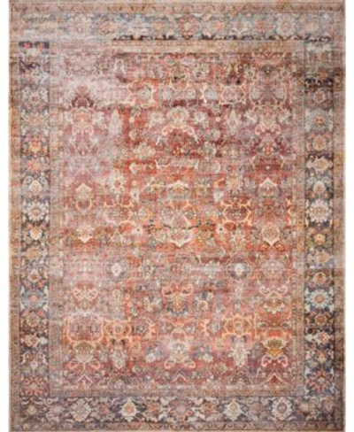 Loloi Ii Spring Valley Home Layla Lay 02 Rug In Paprika
