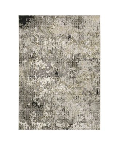 Jhb Design Amorphous Amo005 Area Rugs In Gray