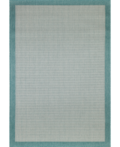 Bb Rugs Closeout!  Portico Prt102 5' X 7'6" Outdoor Area Rug In Aqua