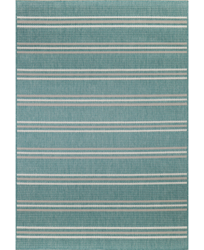 Bb Rugs Closeout!  Portico Prt101 4' X 6' Outdoor Area Rug In Aqua