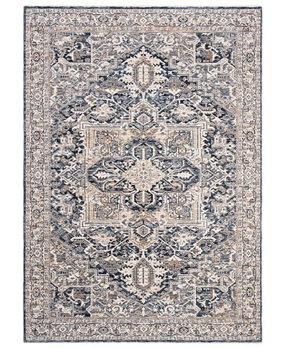 Ralph Lauren Emeril Lrl1320n 3' X 5' Area Rug In Navy