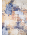 Bb Rugs Bayside Alm215 2'6" X 8'6" Runner Area Rug In Blue/multi