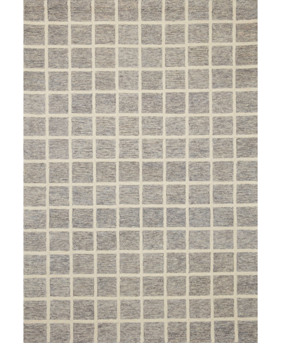 Chris Loves Julia Polly Pol-05 7'9" X 9'9" Area Rug In Slate