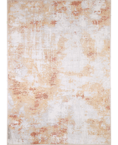 Bb Rugs Medley 5675a 7'6" X 9'6" Area Rug In Ivory,gold-tone