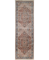 Bb Rugs Cennial Cnl101 2'6" X 8'6" Runner Area Rug In Rust