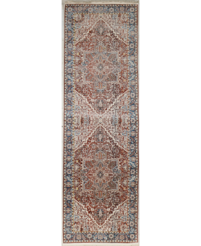 Bb Rugs Cennial Cnl101 2'6" X 8'6" Runner Area Rug In Rust