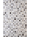 Shop Bb Rugs Cowhide Hid44 4' X 6' Area Rug In Gray