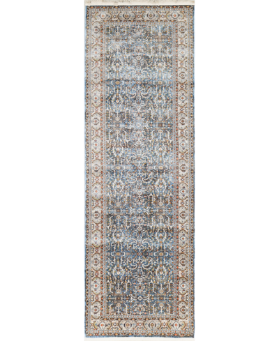 Bb Rugs Cennial Cnl107 2'6" X 8'6" Runner Area Rug In Blue