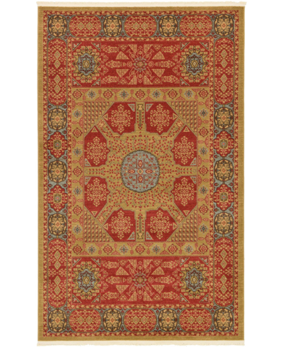 Bayshore Home Wilder Wld3 5' X 8' Area Rug In Red