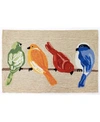 Liora Manne Frontporch Birds Neutral Doormat In Neutral
