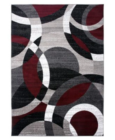 Main Street Rugs Montane Mon105 Area Rug In Red