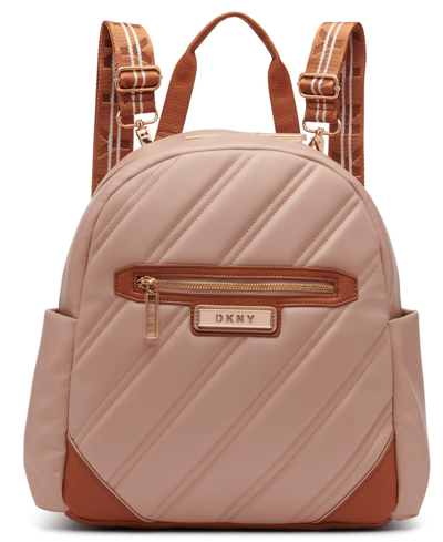 Dkny Bias 15" Carry-on Backpack In Cappuccino