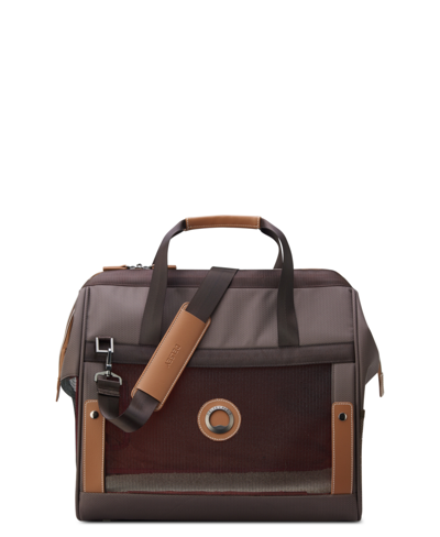 Delsey Chatelet Air 2.0 Pet Carrier In Chocolate