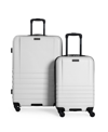 Ben Sherman Hereford 2-piece Lightweight Hardside Expandable Spinner Luggage Set In White