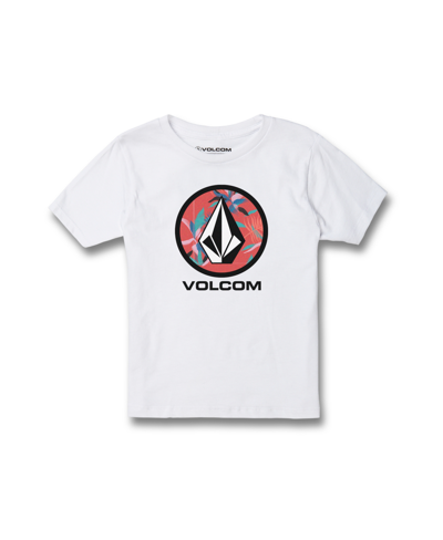 Volcom Toddler Boys Crisp Stone Short Sleeve T-shirt In White