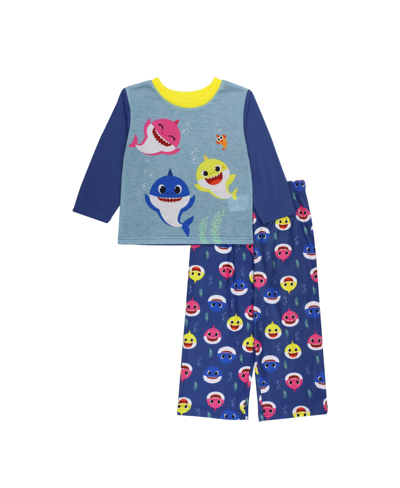 Ame Toddler Boys Baby Shark Top And Pajama Set, 2 Piece In Multi