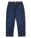 Guess Big Girls Denim 5 Pocket Straight Jeans In Dark Wash