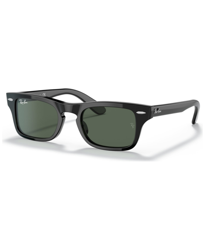 Ray-ban Jr Kids Burbank Sunglasses, Rj9083 (ages 11-13) In Black