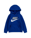 Nike Little Boys Pullover Sportswear Club Futura Hoodie In Royal Blue