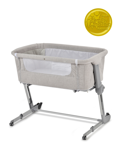 Unilove Hug Me Plus 3-in-1 Bedside Sleeper & Portable Bassinet With Mosquito Net In Shadow Gray