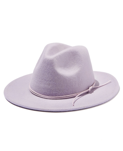 Cotton On Little Girls Kids Wide Brim Hat In Lilac Drop/ties