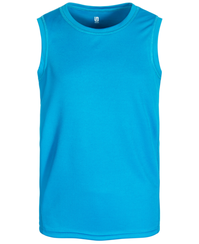 Id Ideology Babies' Toddler & Little Boys Core Sports Tank, Created For Macy's In Vivid Turq