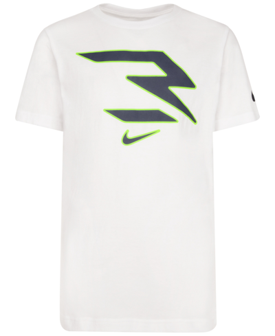 Nike 3brand By Russell Wilson Big Boys Icon T-shirt In White