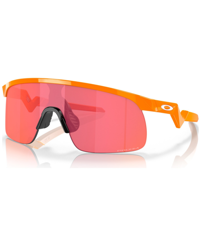 Oakley Jr Kids Resistor Sunglasses, Oj9010 (ages 7-10) In Atomic Orange