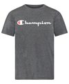 Champion Big Boys Signature Script T-shirt In Gray