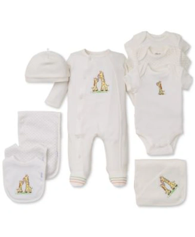 Little Me Baby Neutral Giraffe Gift Bundle In Ivory