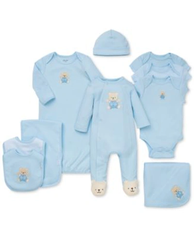 Little Me Baby Boys Cute Bear Gift Bundle In Light Blue