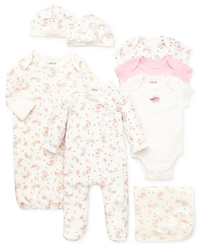 Little Me Baby Girls Vintage Rose Gift Bundle In Ivory