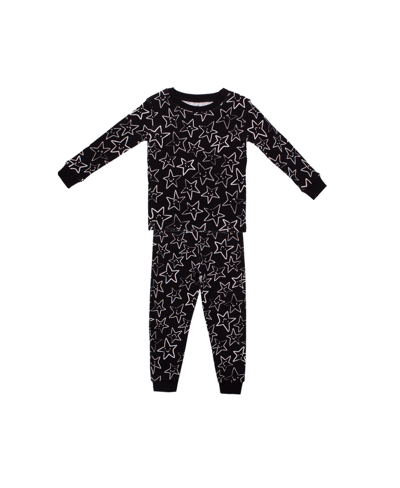 Snugabye Baby Boys T-shirt And Pants, 2 Piece Set In Black