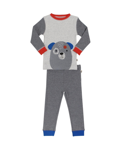 Snugabye Baby Boys Convert-a Toy T-shirt And Pants, 2 Piece Set In Gray