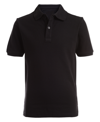 Nautica Little Boys Stretch Double Pique Polo In Black