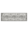 Gelpro Nevermove Retro Taryn Kitchen Runner, 24" X 76" In Gray