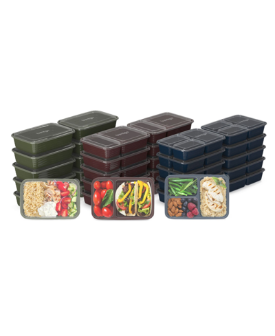 Bentgo Prep Meal Prep Kit Gleam Metallic Collection, 60-pieces In Multicolor